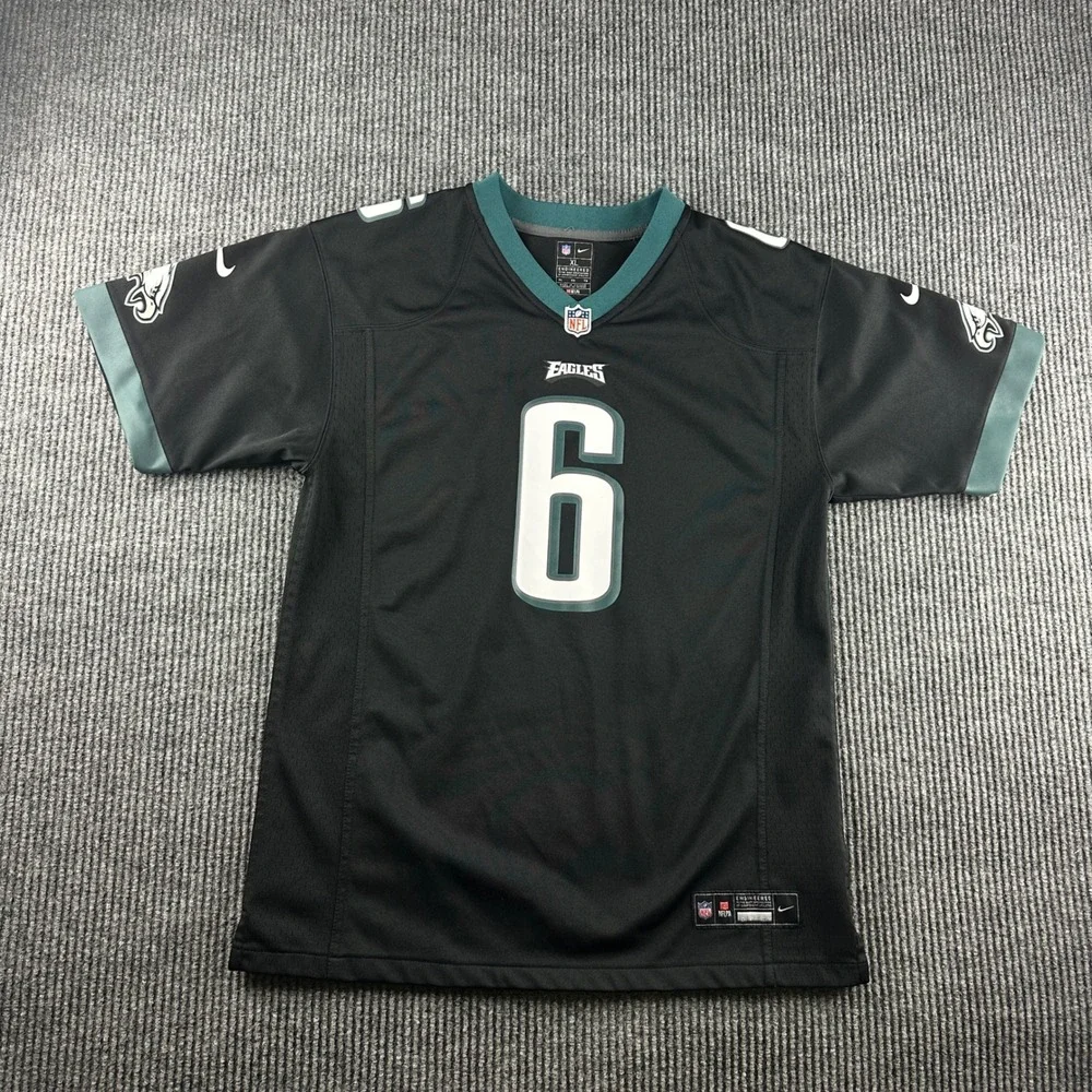 Nike Philadelphia Eagles DeVonta Smith 6 Jersey Kids XL Black NFLGJ1ST23